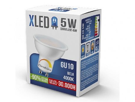 XLED Sijalica LED, GU10, 5W, dnevna svetlost