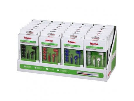 HAMA Stereo Slušalice Bubice (Displej Kutija Sa 28 Kom) 135617