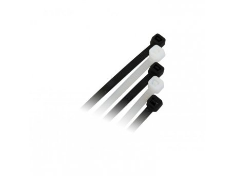 COMMEL PVC Vezice 4,7mm X 380mm Bela, 50 Kom