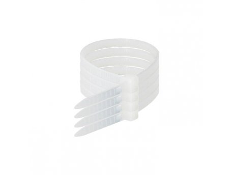 COMMEL PVC Vezice 7,5mm X 250mm Bela, 25 Kom