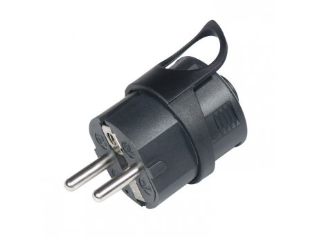 COMMEL Utikac Sa Kontaktom Za Uzemljenje 16A 250V, Crni