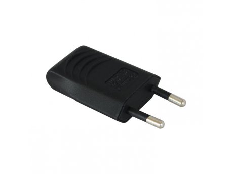 COMMEL Utikač EURO 2,5A 250V, Crni
