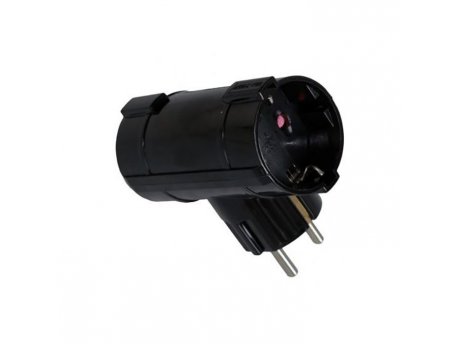 COMMEL Dvostruki T Razdelnik 16A 250V Crni