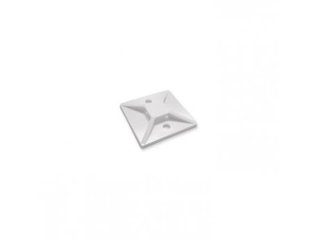 COMMEL Samolepljivi Drzaci Vezica, 30x30mm, 25komada Beli