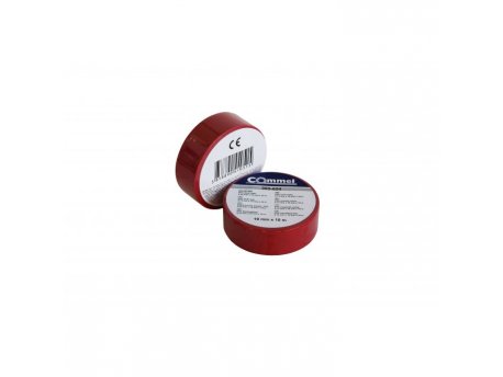 COMMEL Izolir Traka 0,13mm X 19mm X 10m, Crvena