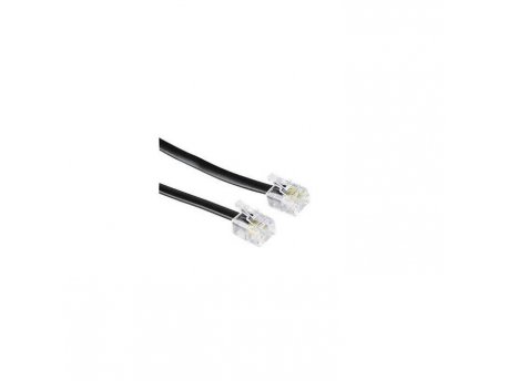 HAMA Telefonski Kabl 6p4c Na 6p4c, Crni, 10m