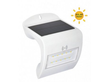MITEA M701095 2W LED lampa-spoljna solarna sa radar senzorom IP65 6500K bela sa prekidačem