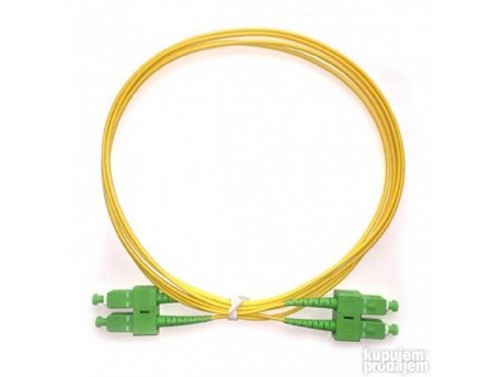 Fiber Duplex patch cord kabl SC/APC - SC/APC singlemode 9/125 mikrona dužine 2m, APC