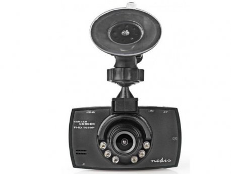 NEDIS DCAM11BK Dash Cam, 1080p@30fps, 12.0 MPikel, 2,7 LCD, Parking senzor, Detekcija pokreta, Crna