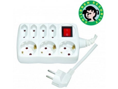 MITEA Produžni kabl sa 7 utičnica (3x1.5mm) 2m PM7P-2M