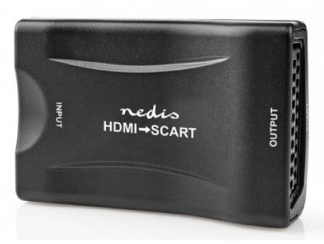NEDIS VCON3461BK HDMI ulaz na SCART izlaz jednosmerni, 1080p, 1.2 Gbps, Black
