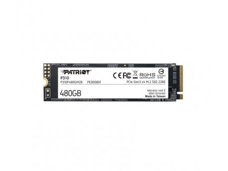 PATRIOT SSD M.2 NVMe 480GB Patriot P310 1700MBs/1500MBs P310P480GM28