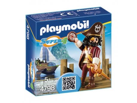 PLAYMOBIL Super 4: Pirat Ajkulobradi