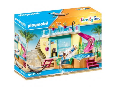 PLAYMOBIL Family Fun Bungalov sa bazenom