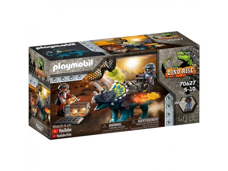 PLAYMOBIL Dino Rise Triceratops: Borba za legendarno kamenje