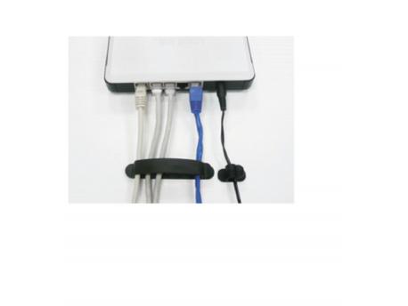 LOGILINK Držač kablova - set 10 komada, crni