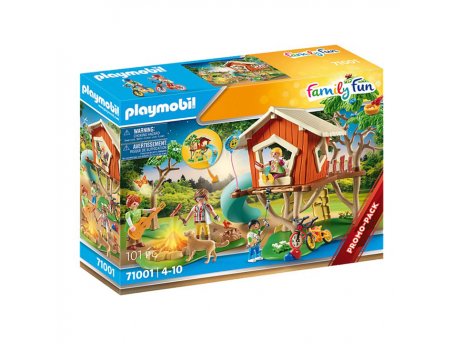 PLAYMOBIL Family Fun Kuća na drvetu sa toboganom