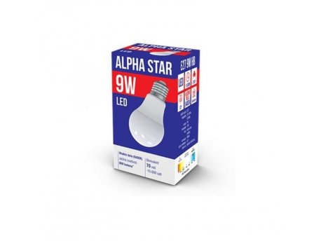 ALPHA STAR LED Sijalica E27 9W 220V Bela 4000K 800Lm