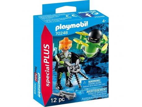PLAYMOBIL Special Plus Agent sa dronom 30667