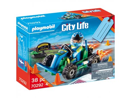 PLAYMOBIL City Life Vozač kartinga
