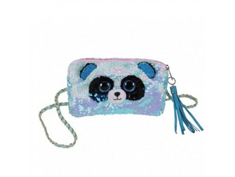 TY pliš Sjajna plišana torbica panda Bamboo