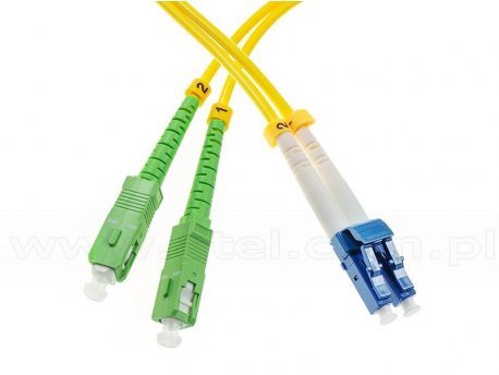 Fiber Duplex patch cord kabl SC/APC - SC/APC singlemode 9/125 mikrona dužine 20m