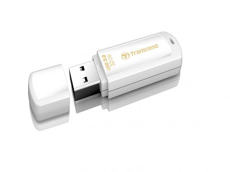 TRANSCEND USB 32 GB, JetFlash 730, USB3.0, 70/18 MB/s, White TS32GJF730
