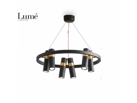 ARIA 4 LUSTER 12*GU10 CRNA
