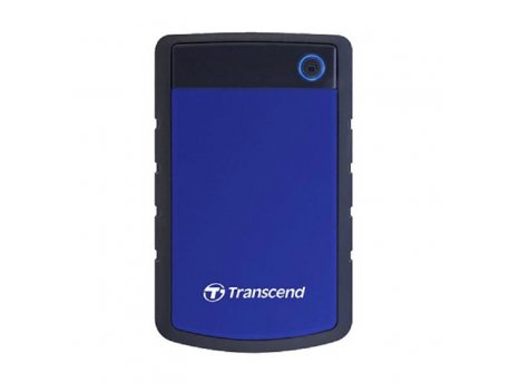 TRANSCEND External HDD 1 TB, H3B , USB3.0, 2.5'', Anti-shock system, Backup software, 216 gr, Black/Blue