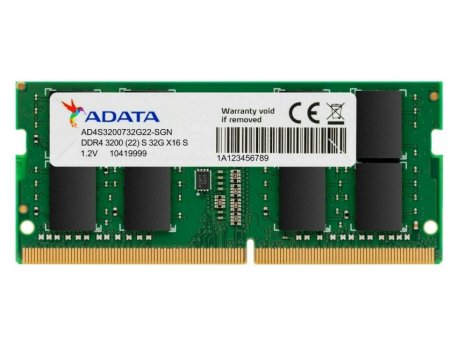 ADATA SODIMM DDR4 32GB 3200Mhz AD4S320032G22-SGN