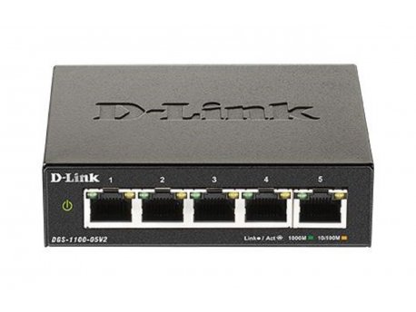 D LINK Switch websmart ,DGS-1100-05V2/E