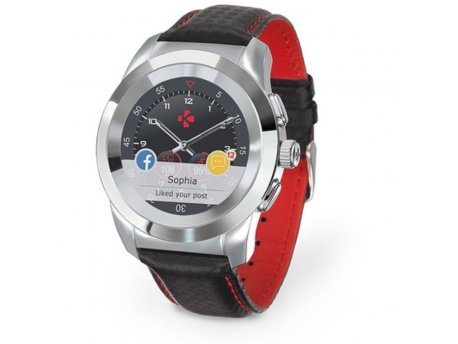 MyKronoz Zetime-elite petite brushed silver smart watch