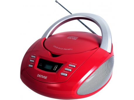 DENVER TCU-211 Crveni Radio CD player