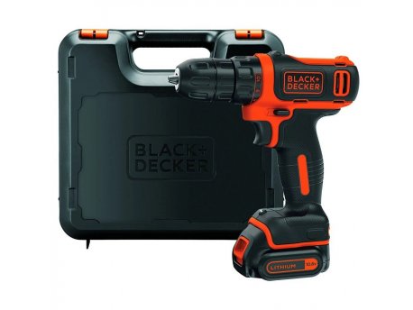 BLACK&DECKER Akumulatorska bušilica - odvrtač  BDCDD12K; 1x1,5Ah