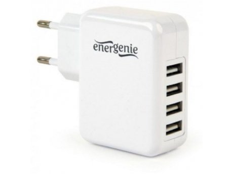 GEMBIRD EG-U4AC-02 punjac za telefone i tablete 5v 3.1A 4xUSB white