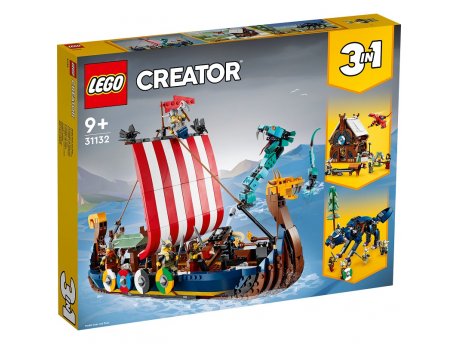 LEGO 31132 Vikinški brod i Midgard zmija