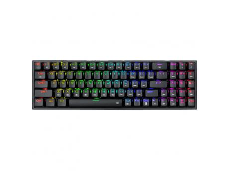 REDRAGON Bežična gejmerska tastatura Pollux K628-RGB Red US (Crna)