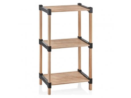BIENWOOD BIE9003 polica na 3 nivoa drvo plastika 30 x 40 x 72,5CM