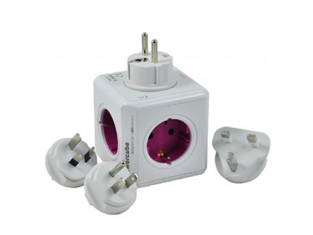 ALLOCACOC PowerCube ReWirable USB 4xSchuko + dual USB