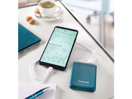 INTENSO Punjač za mobilne telefone, USB-C, brzo punjenje, petrol