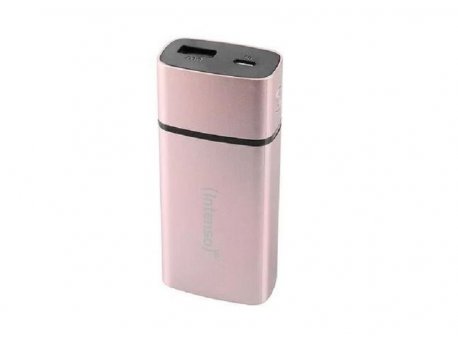 INTENSO Punjač za mobilne telefone, micro USB, metal finish, roze