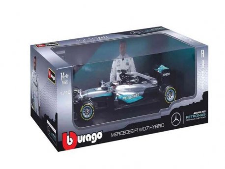 BURAGO Gold 1:18 2016 Mercedes-Amg Petronas W07 Hybrid BU18001