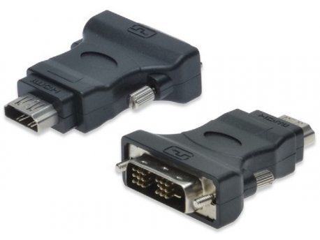 Assmann Video adapter, DVI-D (18+1) na HDMI, M/F, Dual Link (AK-320500-000-S)