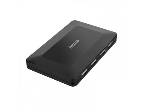 HAMA USB 2.0 Razdelnik 1:4, Sa Napajanjem, 480 Mbit/S