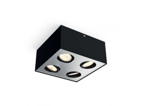 PHILIPS Box Led Spot Svetiljka Crna 4X4.5W 50494/30/P0