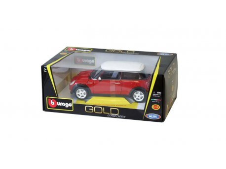 BURAGO 1:18 gold MINI COOPER