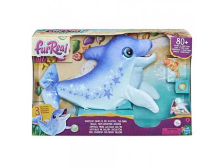 HASBRO FUR REAL delfin dimples, interaktivna plišana igračka