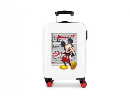 MICKEY ABS Kofer 55 cm Bela