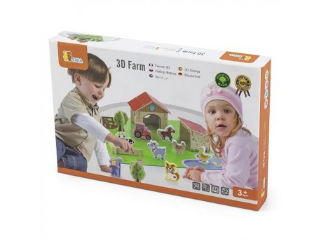 VIGA Drvena 3D farma
