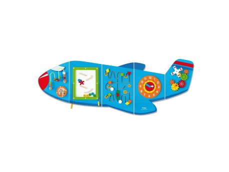 VIGA Drvena grafomotorička tabla - avion